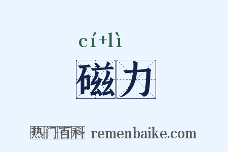 磁力是什么意思的图片